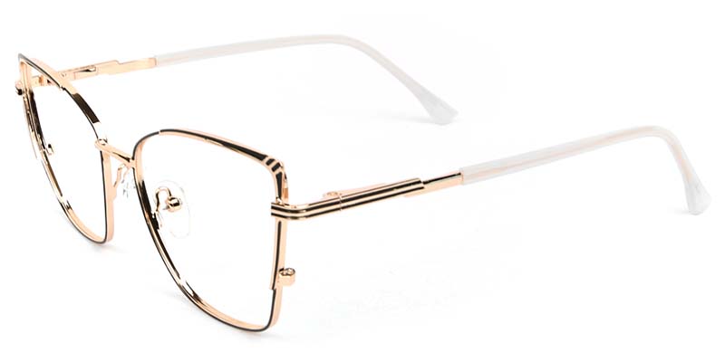 Dawn​ Glasses Gold_Black_White