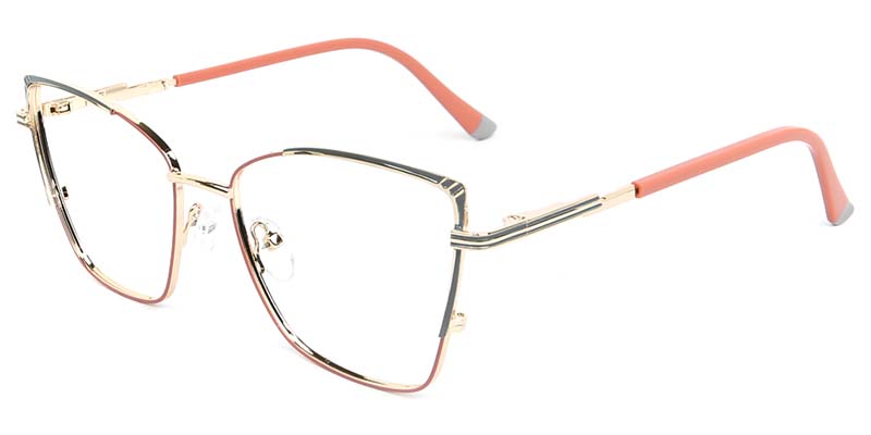 Dawn​ Glasses Gold_Black_Pink
