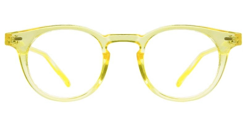 Hana Glasses Transparent_Yellow