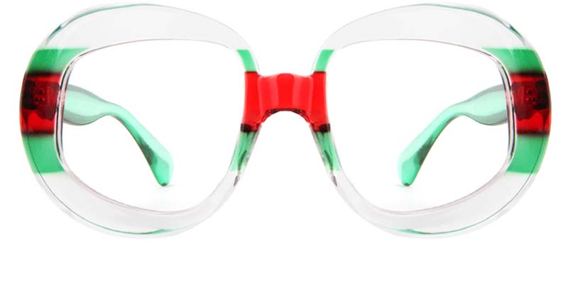 Epic Glasses Transparent_Green