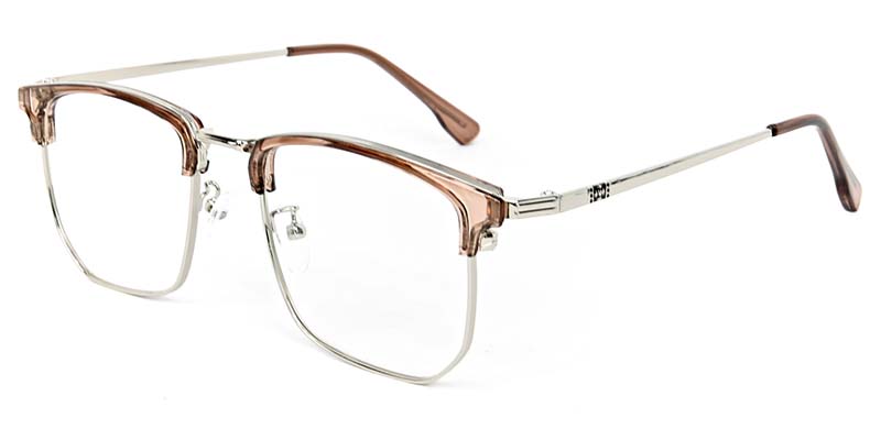 Luxe​ Glasses Brown_Silver