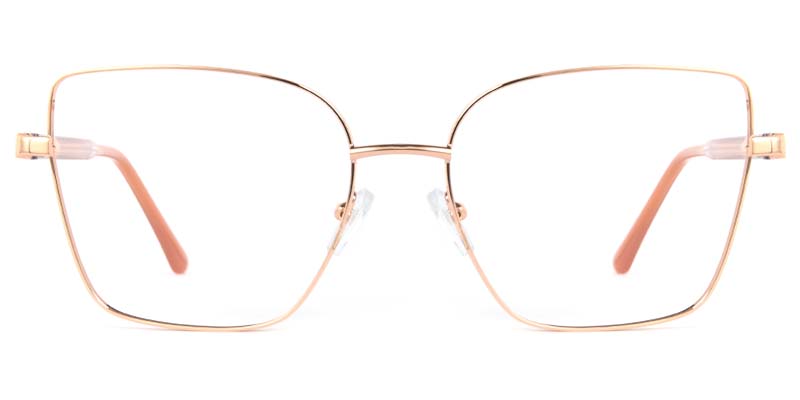 Dewdrop​ Glasses Gold_Orange