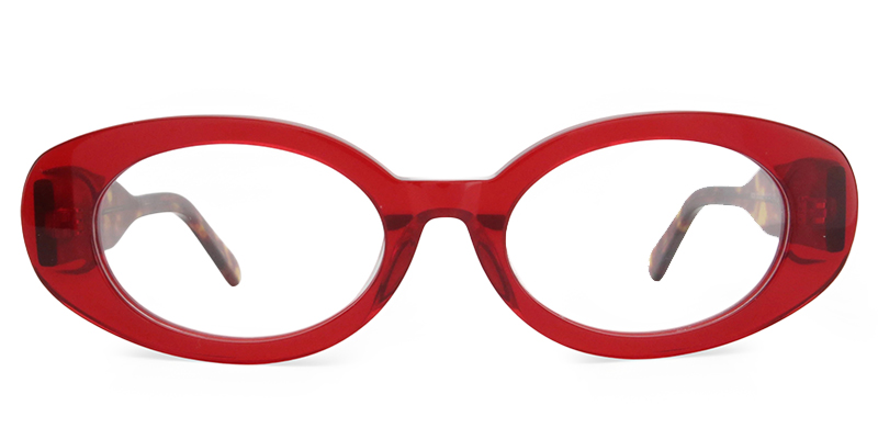 Bud Glasses Tortoise_Red