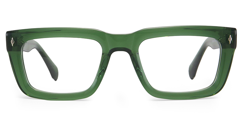 Poem Glasses Green