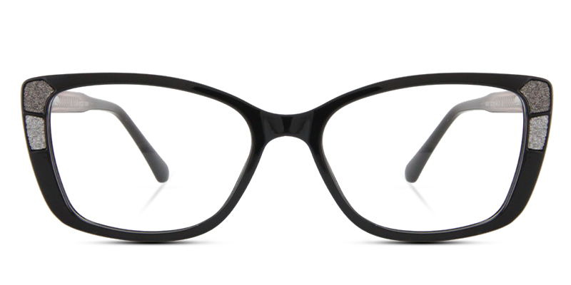 Cream Glasses Black