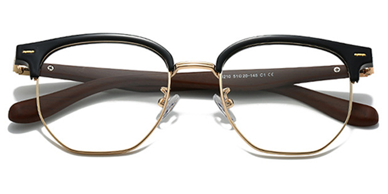 Samba​ Glasses Black_Gold